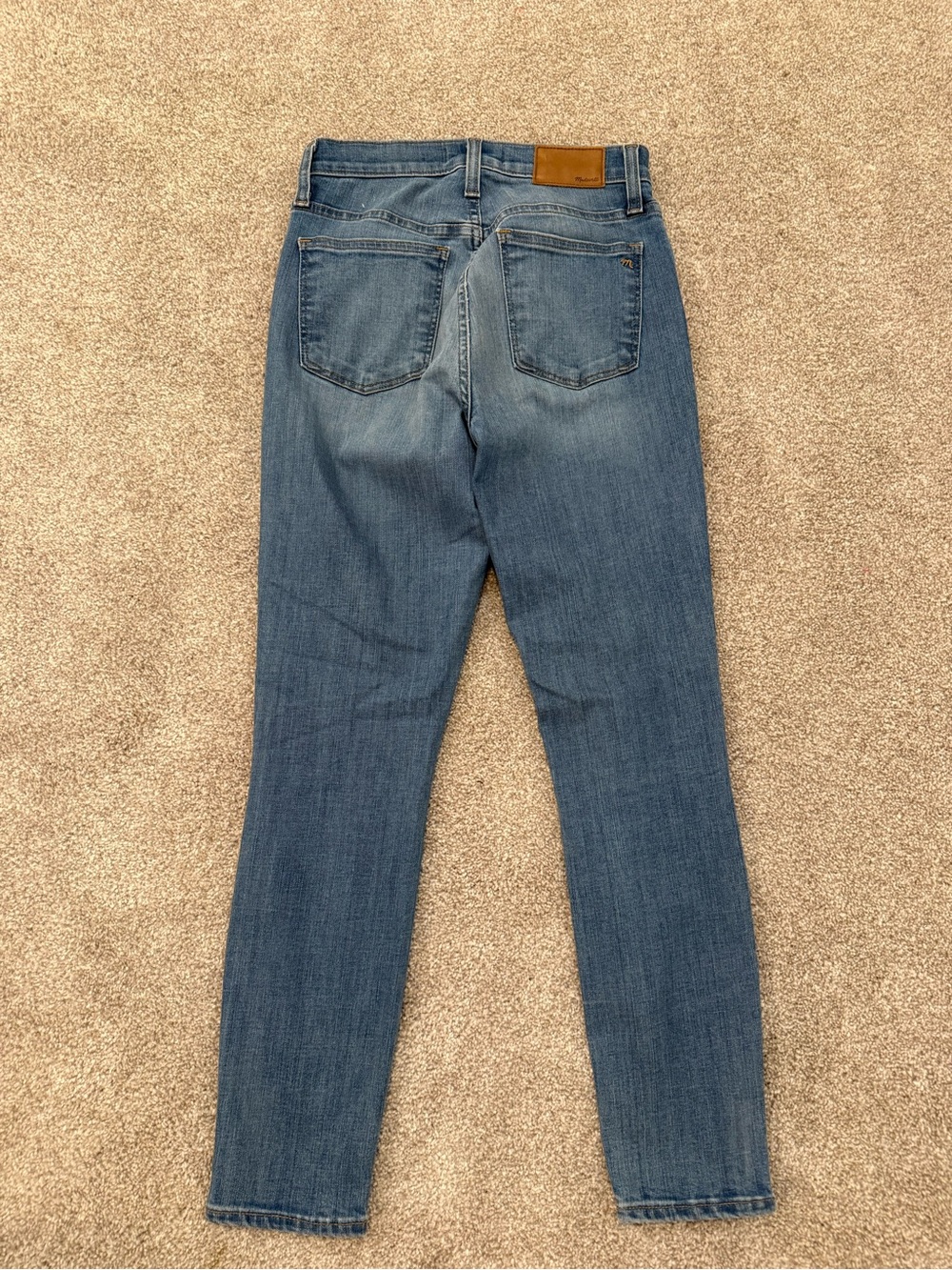 Madewell Medium Blue High-Rise Skinny Jeans - Picture 3 of 3